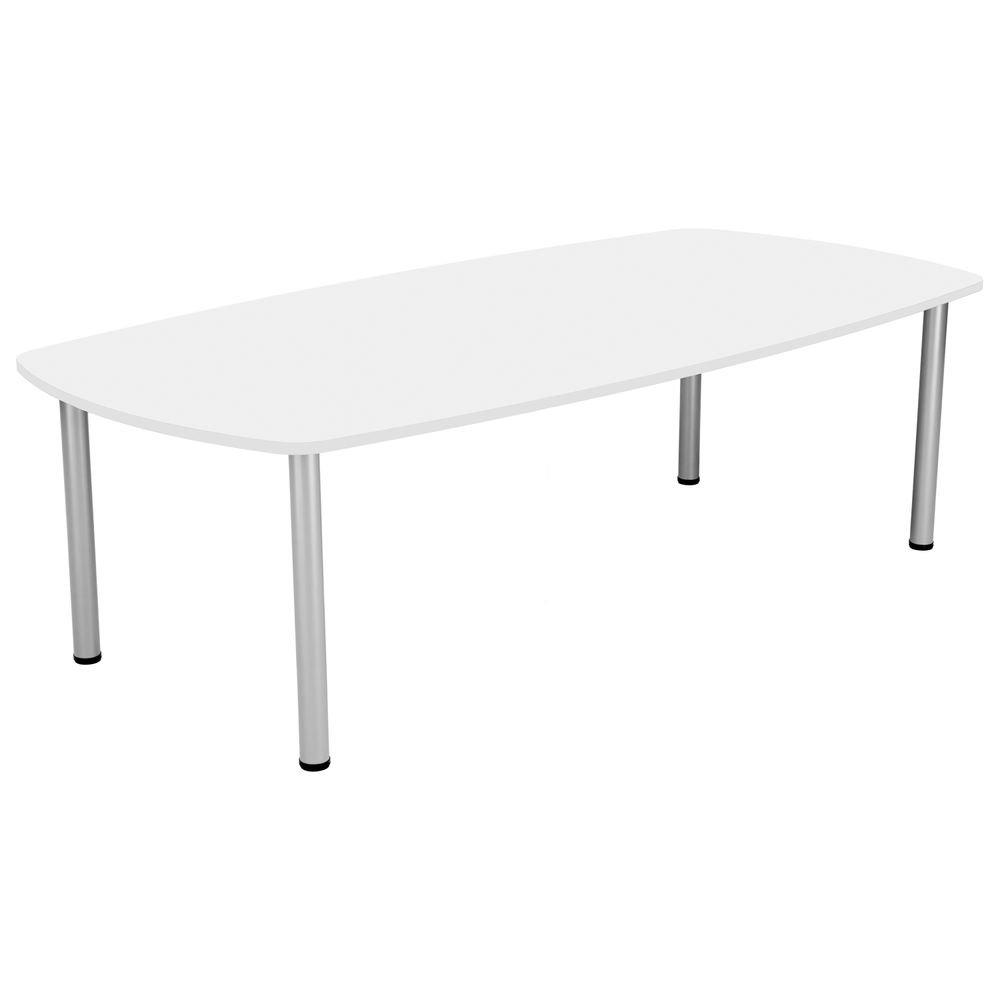 Jemini 1800x1200mm White Boardroom Table