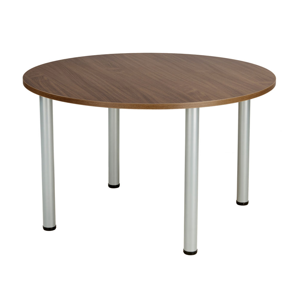 Jemini D1200 x H730mm Walnut Circular Meeting Table