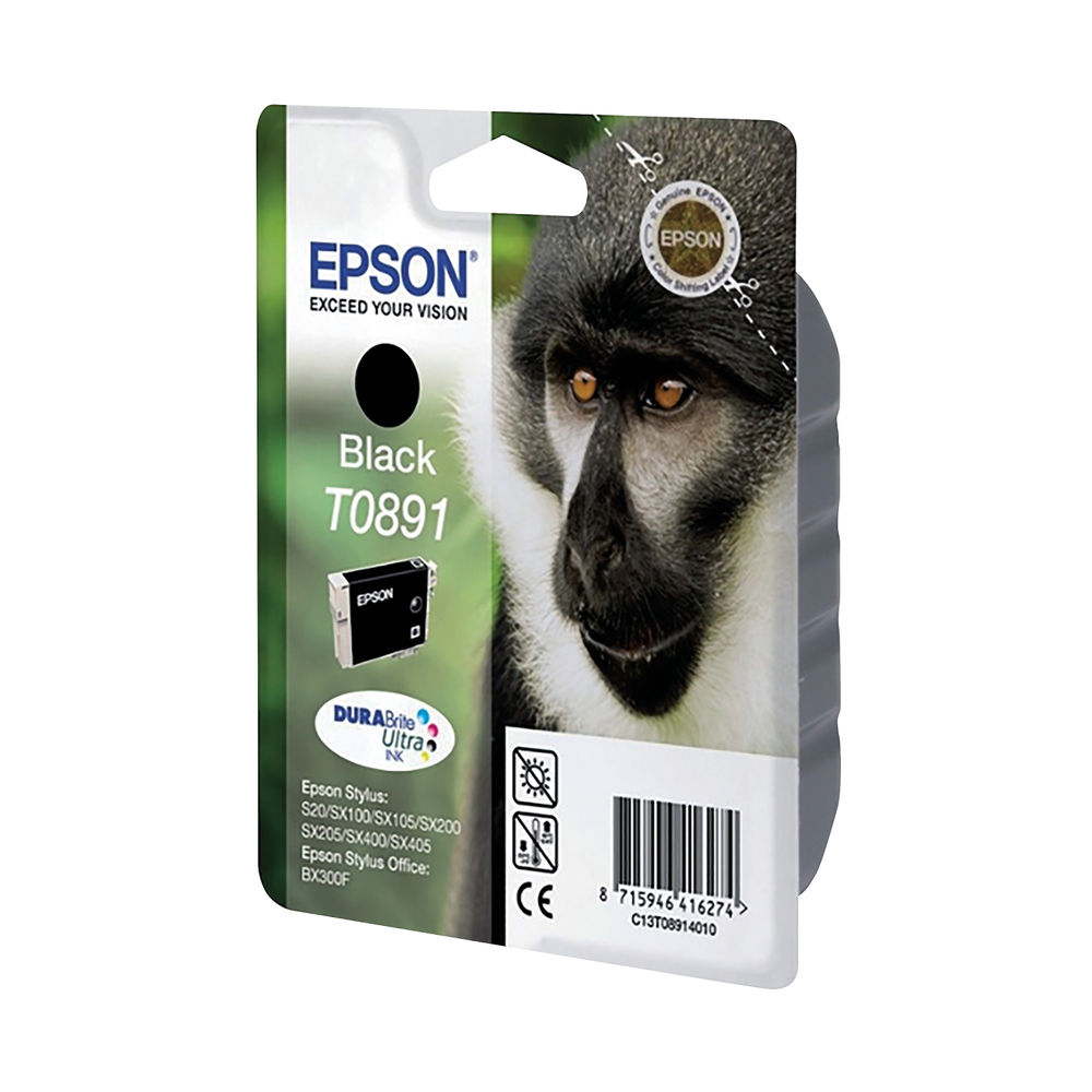 Epson T0891 Black Ink Cartridge - C13T08914011