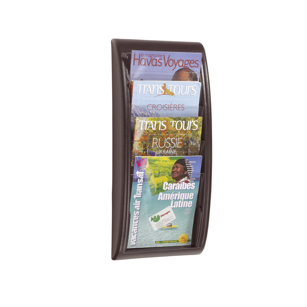 Fast Paper Quick Fit System Wall Display 4xA4 Black F406101