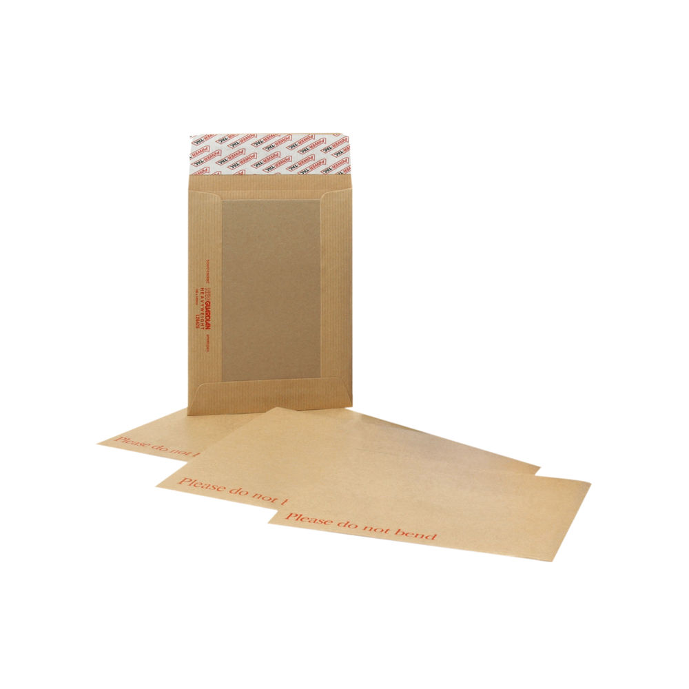 New Guardian Board Backed Manilla C4 Envelopes 130gsm - Pack of 125 - H26326