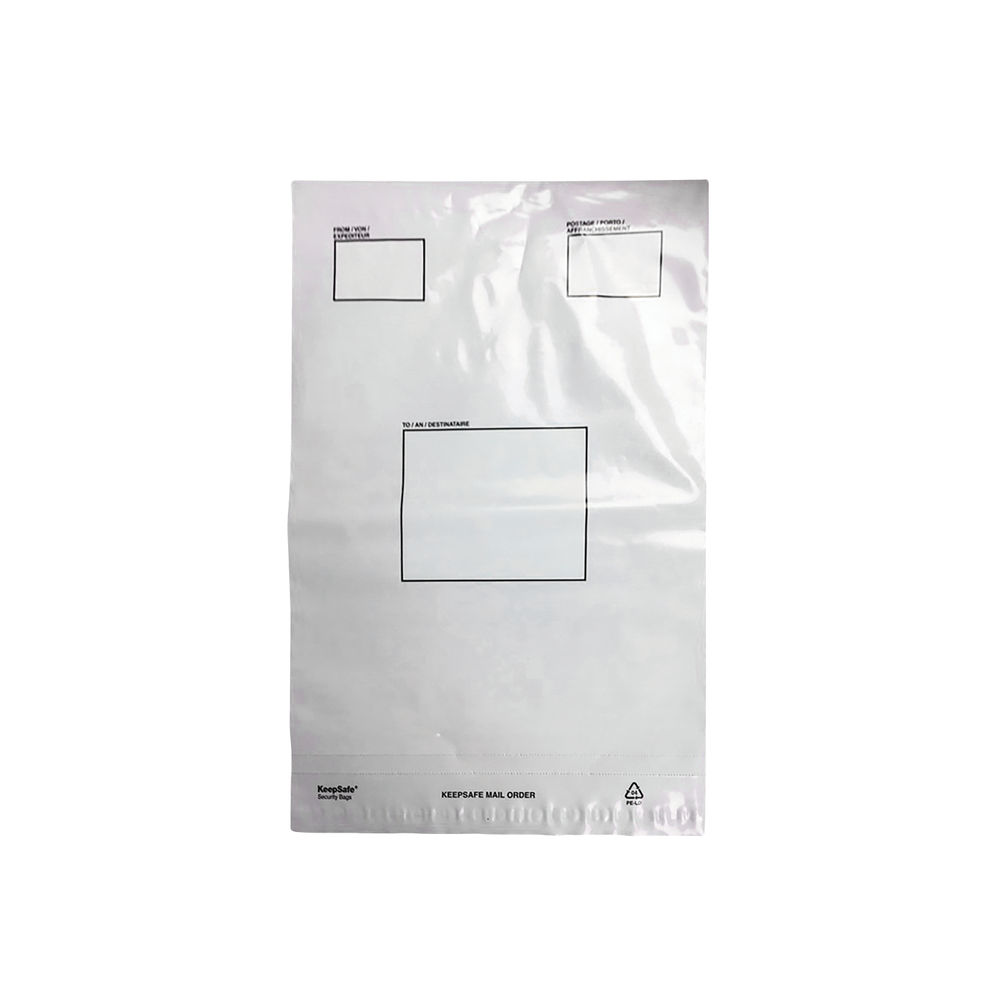 Strong Polythene Opaque Mailing Bag 235x320mm (Pack of 100) - HF20209