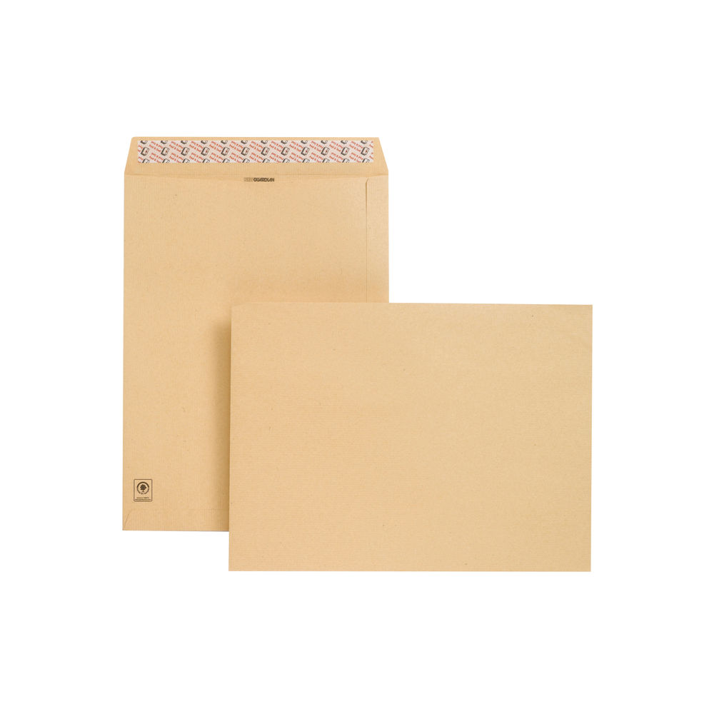 New Guardian Envelope 406x305mm Peel/Seal Manilla (Pack of 125) D23703