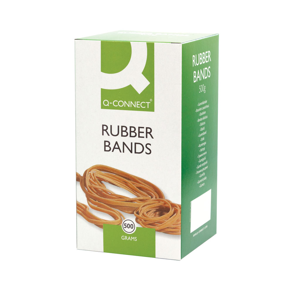Q-Connect Rubber Bands No.34 101.6 x 3.2mm 500g KF10539