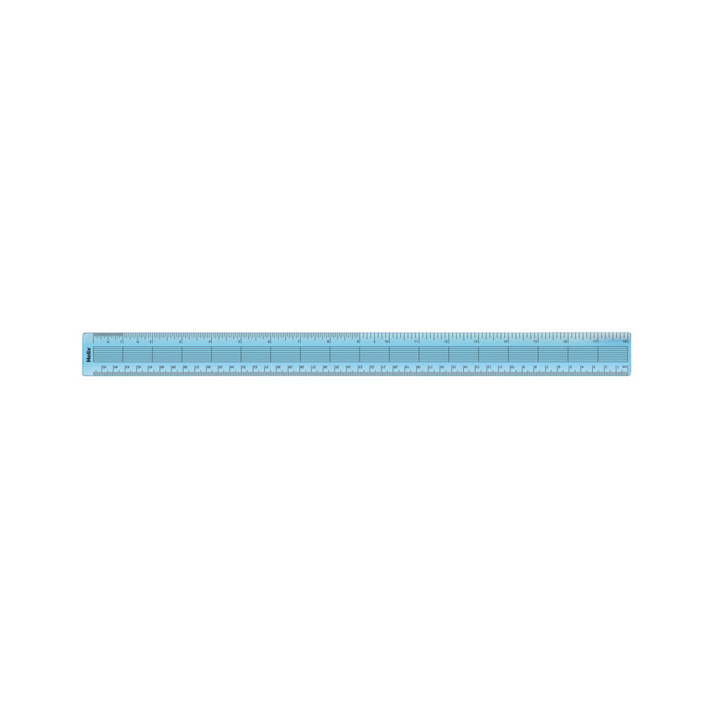 Helix Shock Resistant Ruler 18 Inches (Pack of 10) X12284