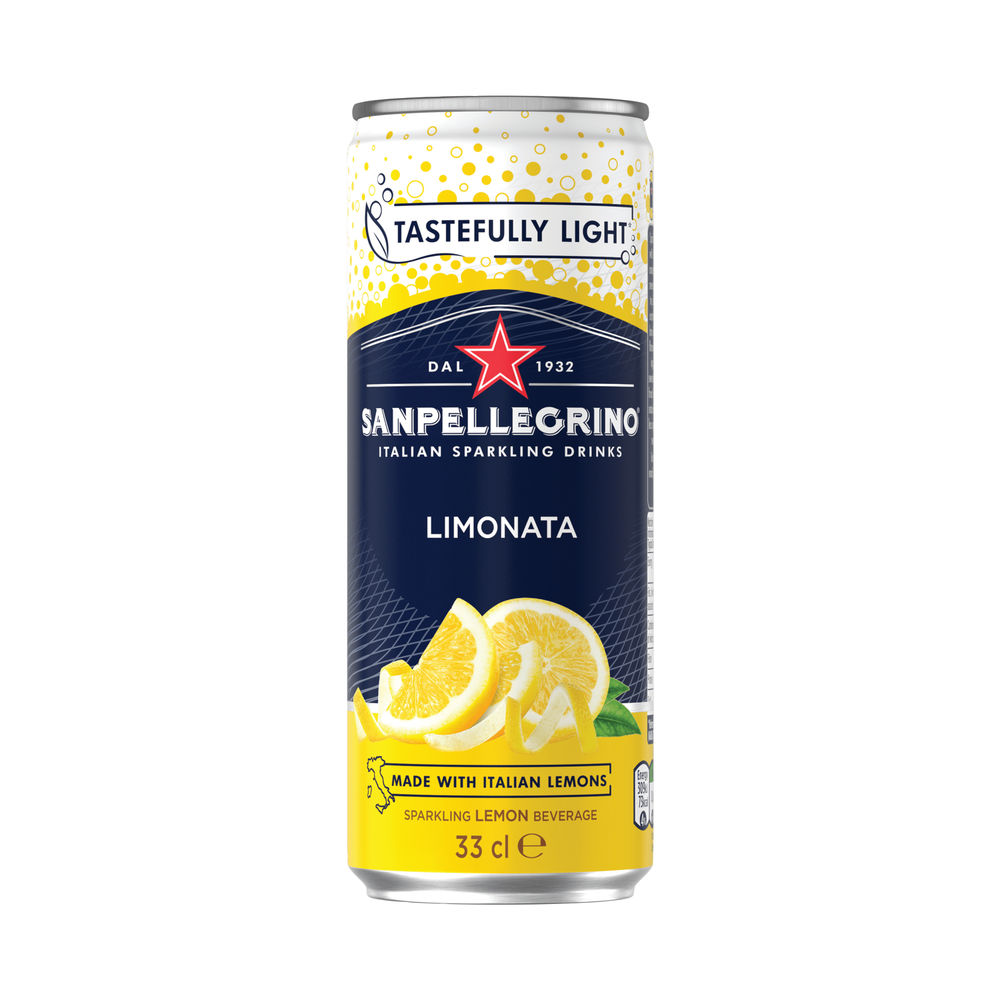 San Pellegrino Limonata Lemon 330ml Can Pack Of 24 12516265 san-pellegrino-limonata-lemon-330ml-can-pack-of-24-12516265