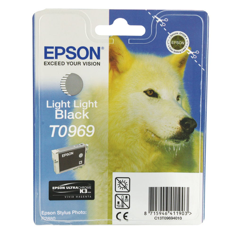 Epson T0969 Light Light Black Ink Cartridge - C13T09694010