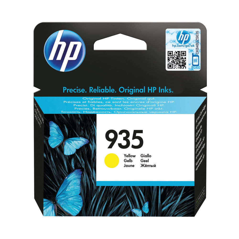 HP 935 Ink Cartridge Yellow C2P22AE