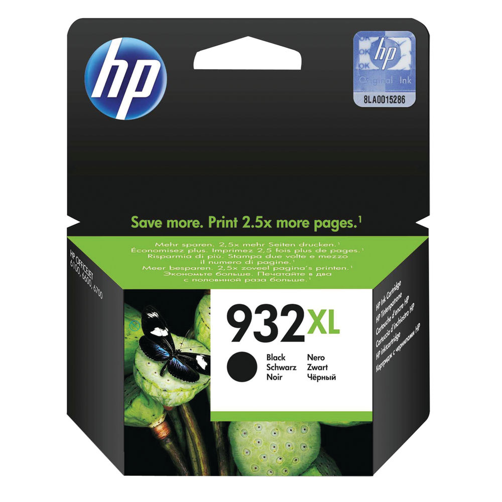 HP 932 XL Black Ink Cartridge CN053AE