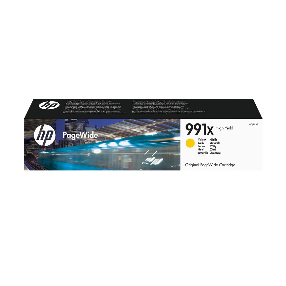 HP 991X High Capacity Yellow Ink Cartridge | M0J98AE