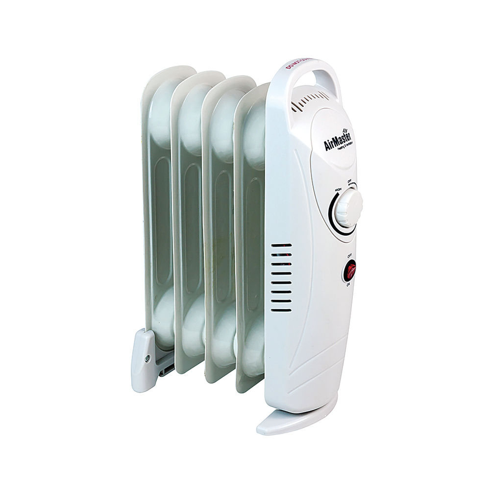 500W Six Fin Baby Oil-Filled Radiator White CRHOF320/H