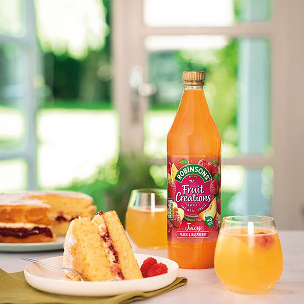 Robinsons Fruit Creations Peach and Raspberry 1L