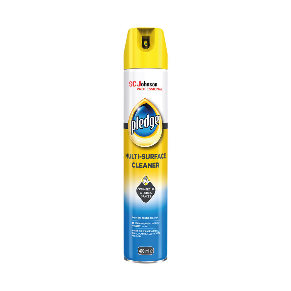 Pledge Multi Surface Cleaner 400ml Aerosol (Removes dirt, dust and smudges) 688174