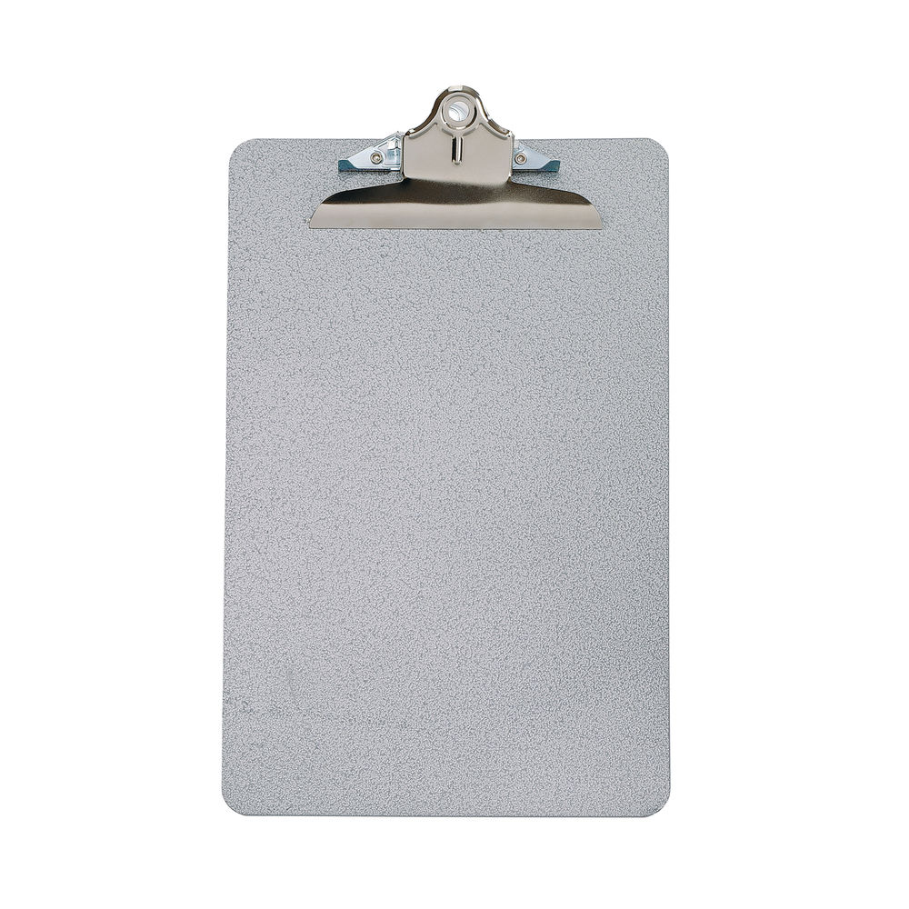 Q-Connect Metal Clipboard Foolscap Grey