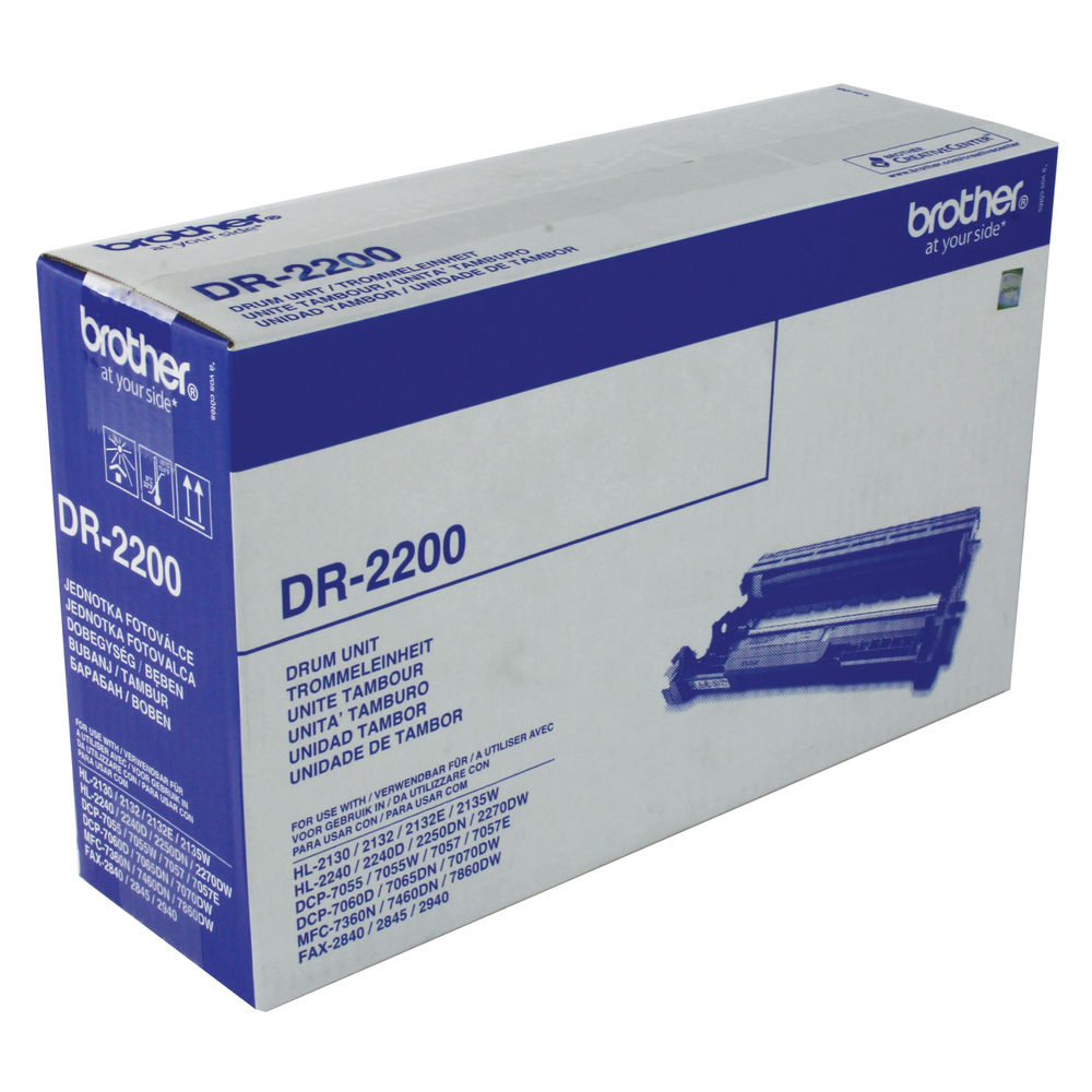 Brother HL2240/D/2250DN/2270DW FAX2940 Drum Unit 12K DR2200