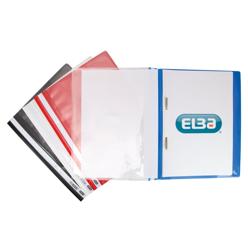 Elba Pocket Report File A4 Assorted (Pack of 25) 400055040