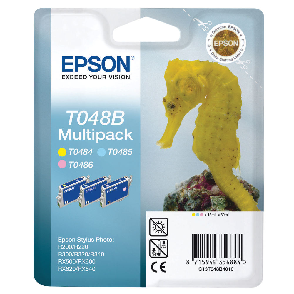 Epson T0487 Ink Cartridge Multipack C13t04874010 9152