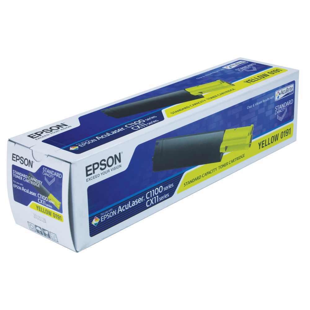  Epson  C1100  Yellow Toner  Cartridge C13S050191