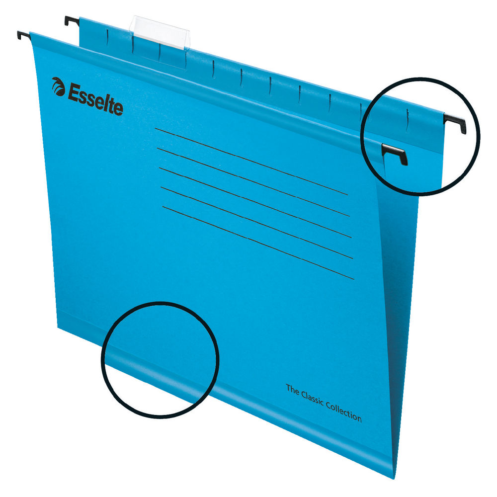 esselte-a4-blue-classic-suspension-files-pack-of-25-90311