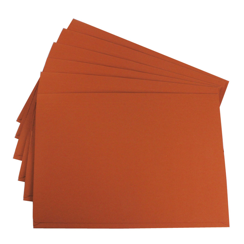 Guildhall Orange 14 x 10 Inch Pocket Wallets 315gsm, Pack of 50 - PW3-ORG