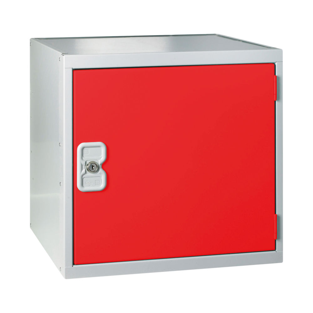One Compartment Cube Locker 380x380x380mm Red Door MC00095