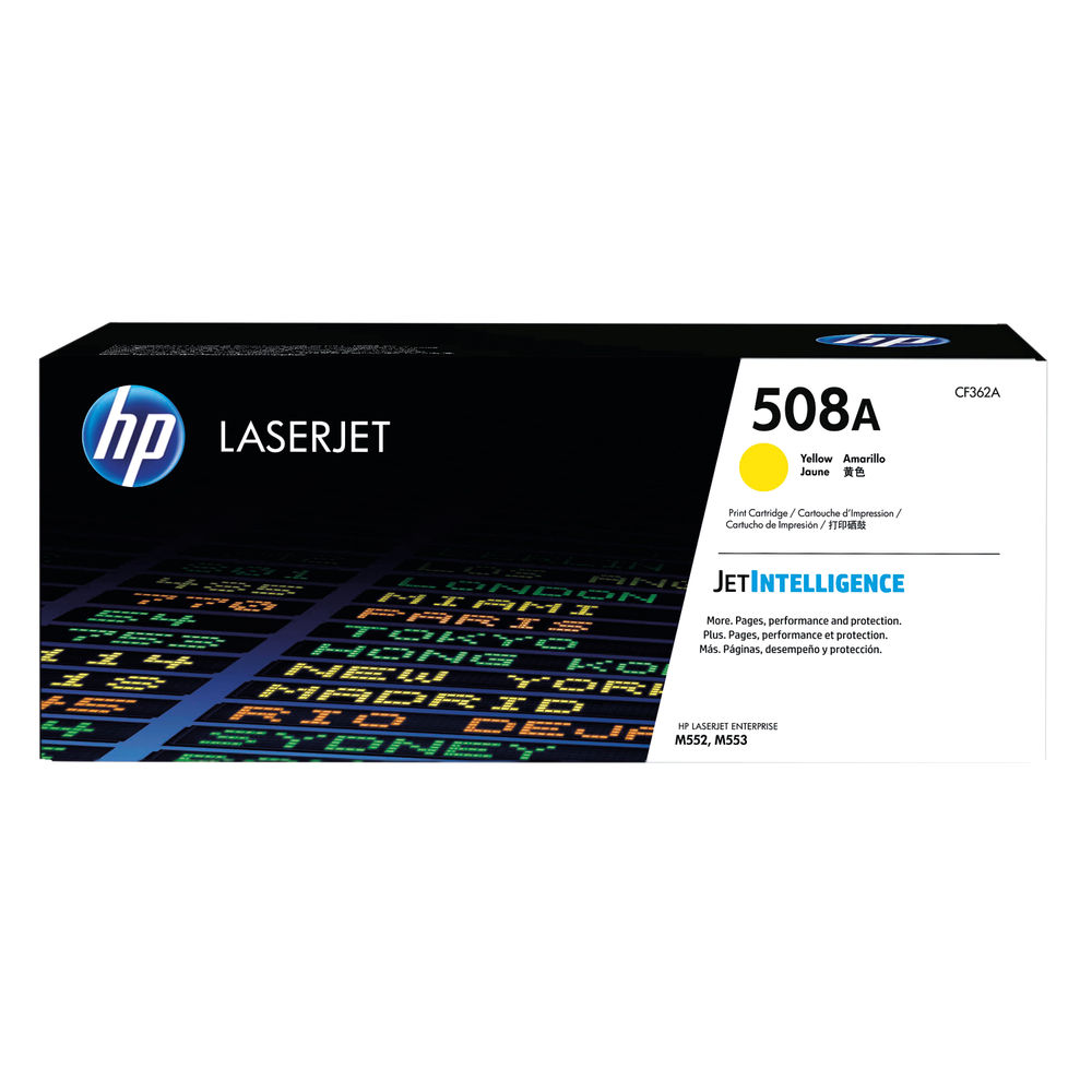 HP 508A Yellow Laserjet Toner Cartridge | CF362A