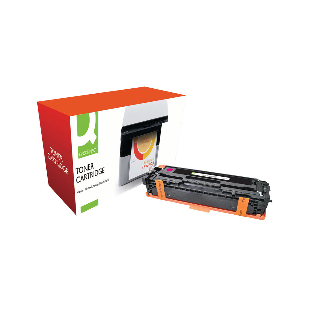 Q-Connect Compatible Solution HP 125A Laserjet Toner Cartridge Magenta CB543A-COMP