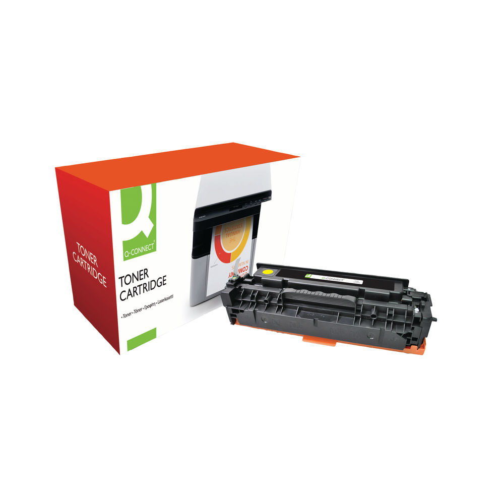 Q-Connect Compatible Solution HP 304A Laserjet Toner Cartridge Yellow CC532A-COMP