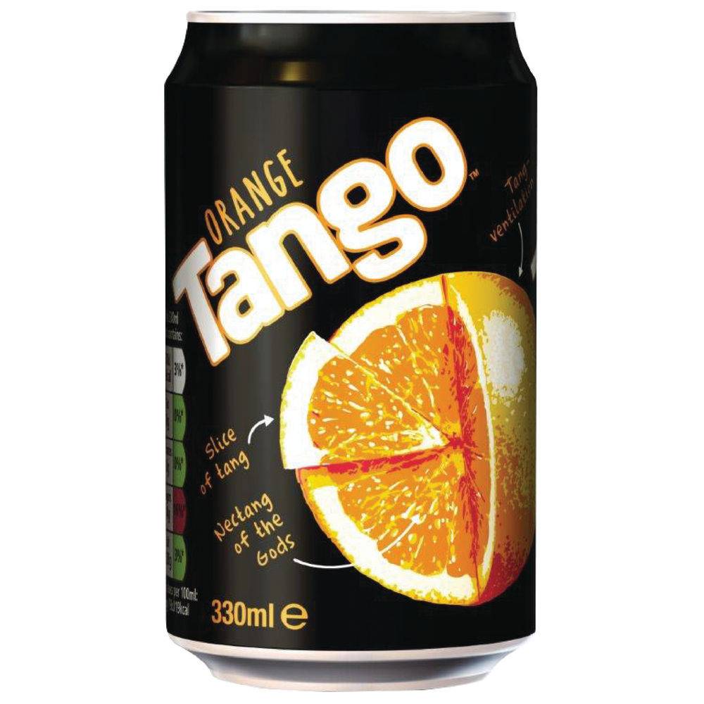 Tango Orange 330ml Cans, Pack of 24 402011