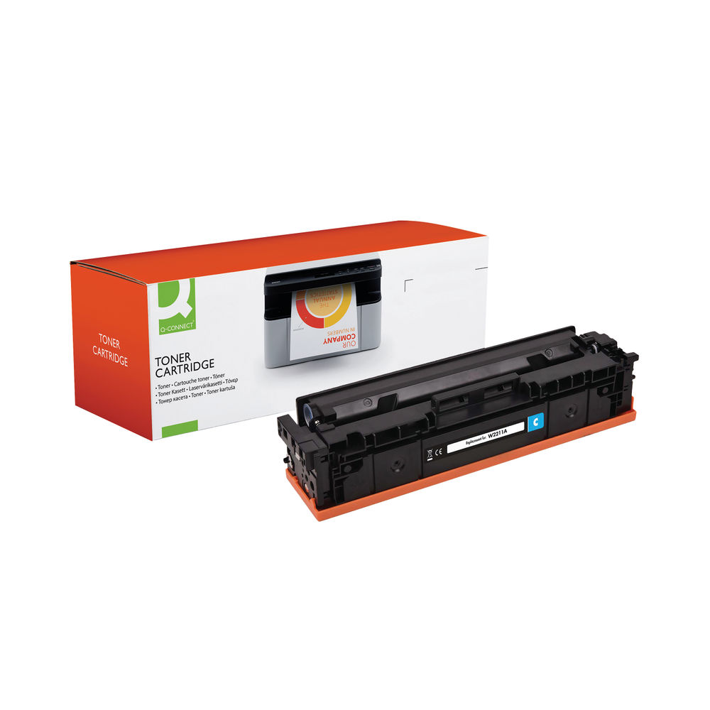Q-Connect Compatible Toner Cartridge Cyan For HP W2211A 207A