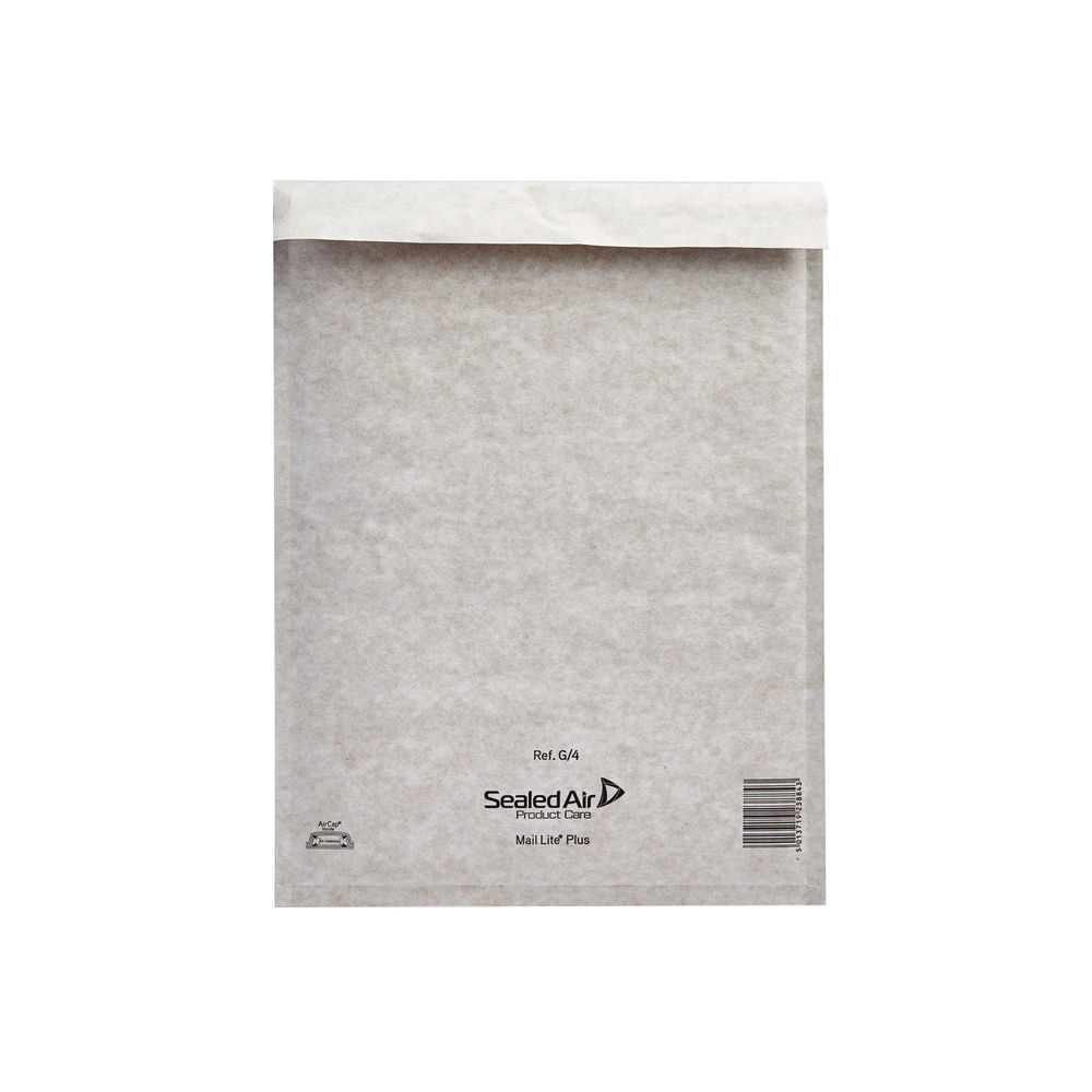 Mail Lite Plus G/4 Oyster Bubble Envelope - 240mmx330mm - Pack of 50