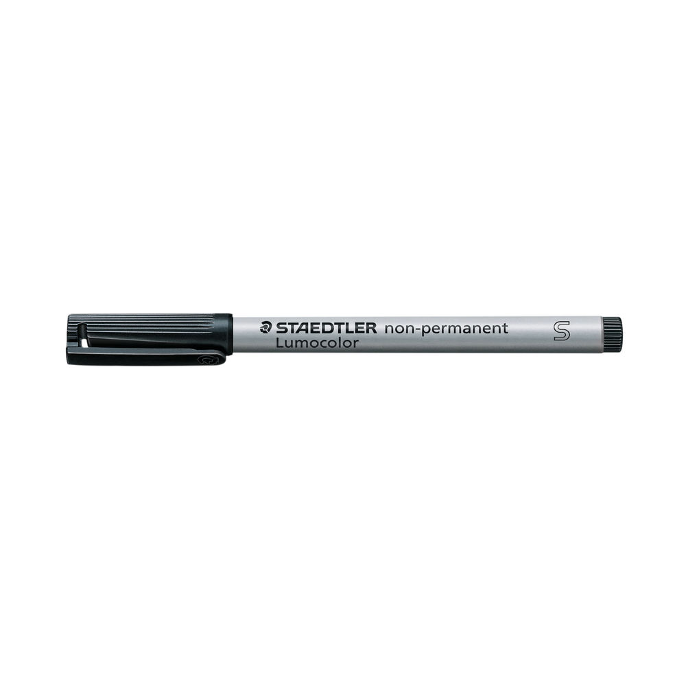 Staedtler Black Lumocolor Non-Permanent Pen (Pack of 10)