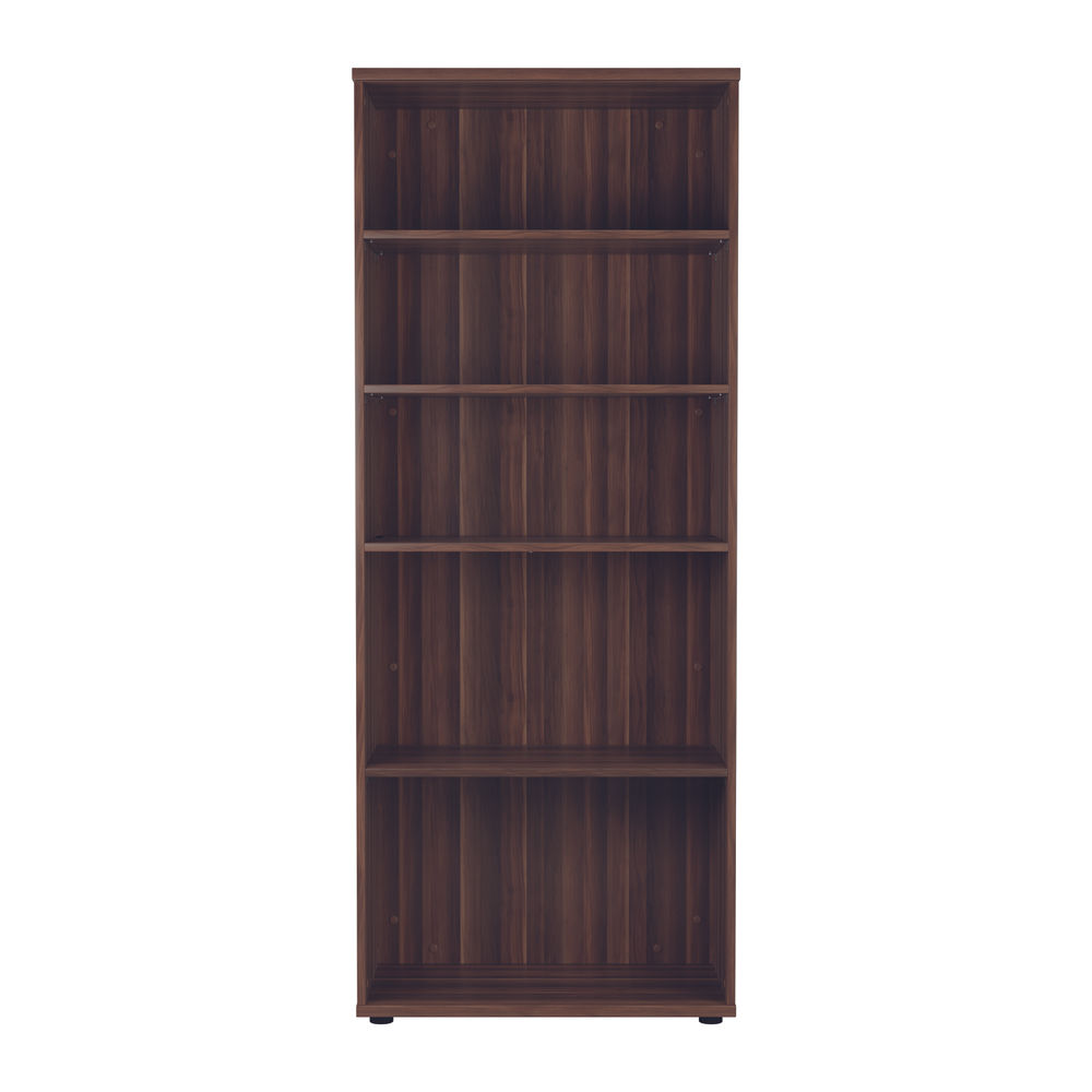 Jemini 2000 x 450mm Dark Walnut Wooden Bookcase