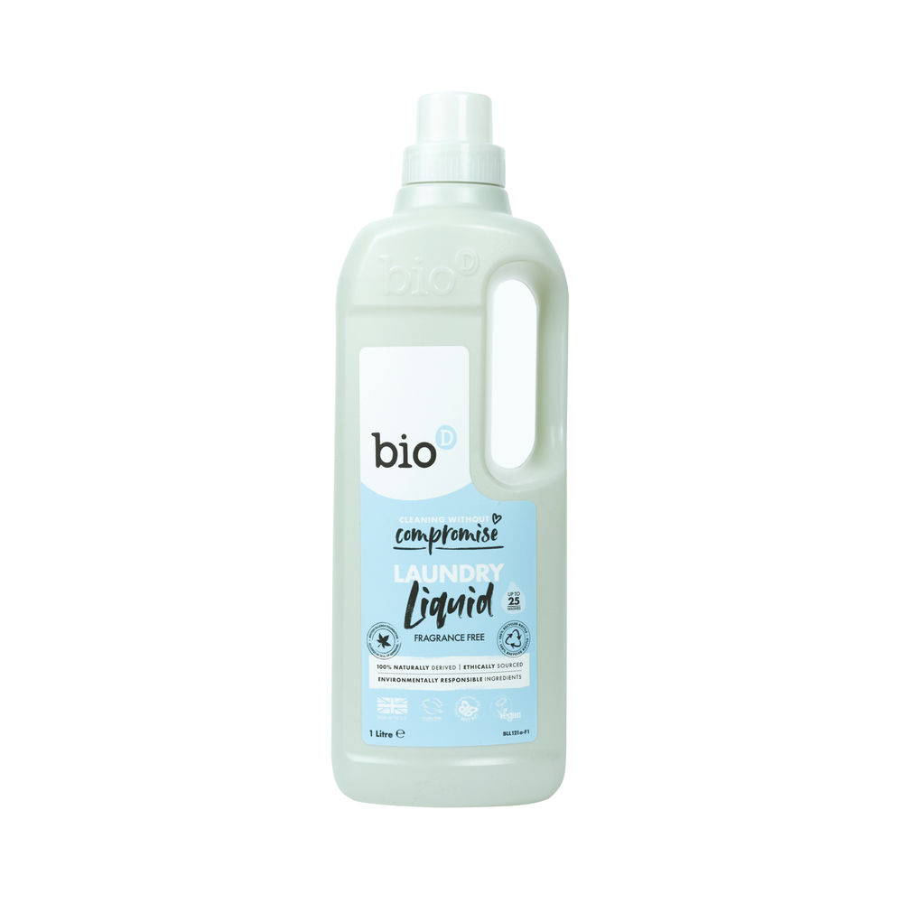 Fragrance Free Laundry Liquid 1 Litre BLL121a