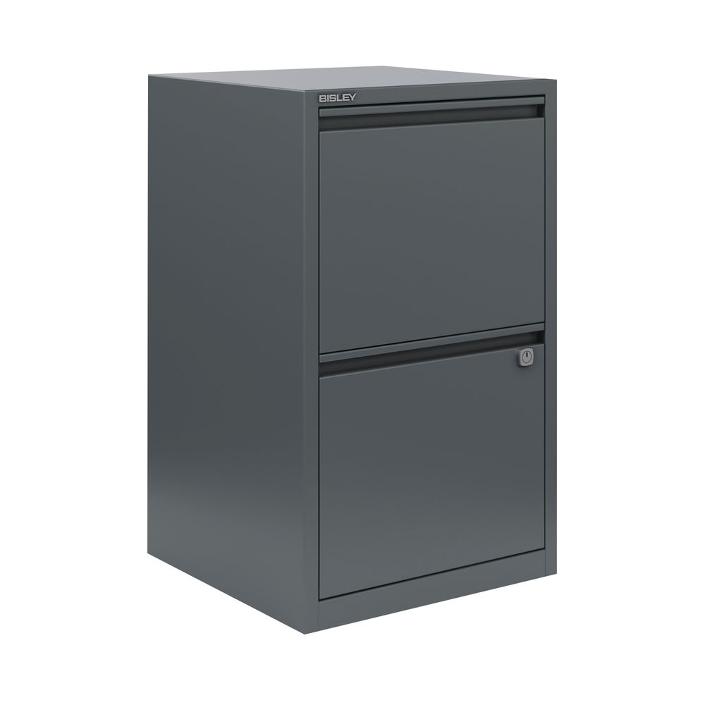 Bisley Grey A4 Steel 2 Drawer Suspension Home Filer