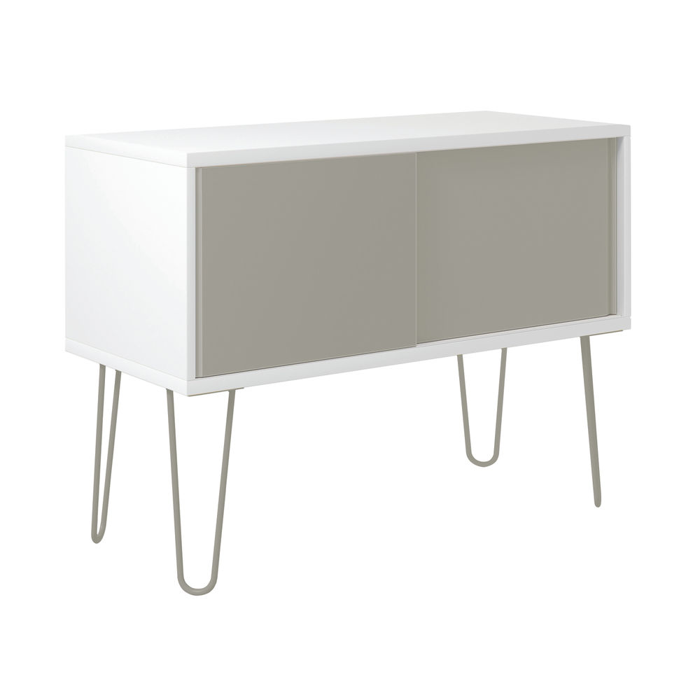 Bisley MultiSideboard 1000x450x750mm White/Goose Grey