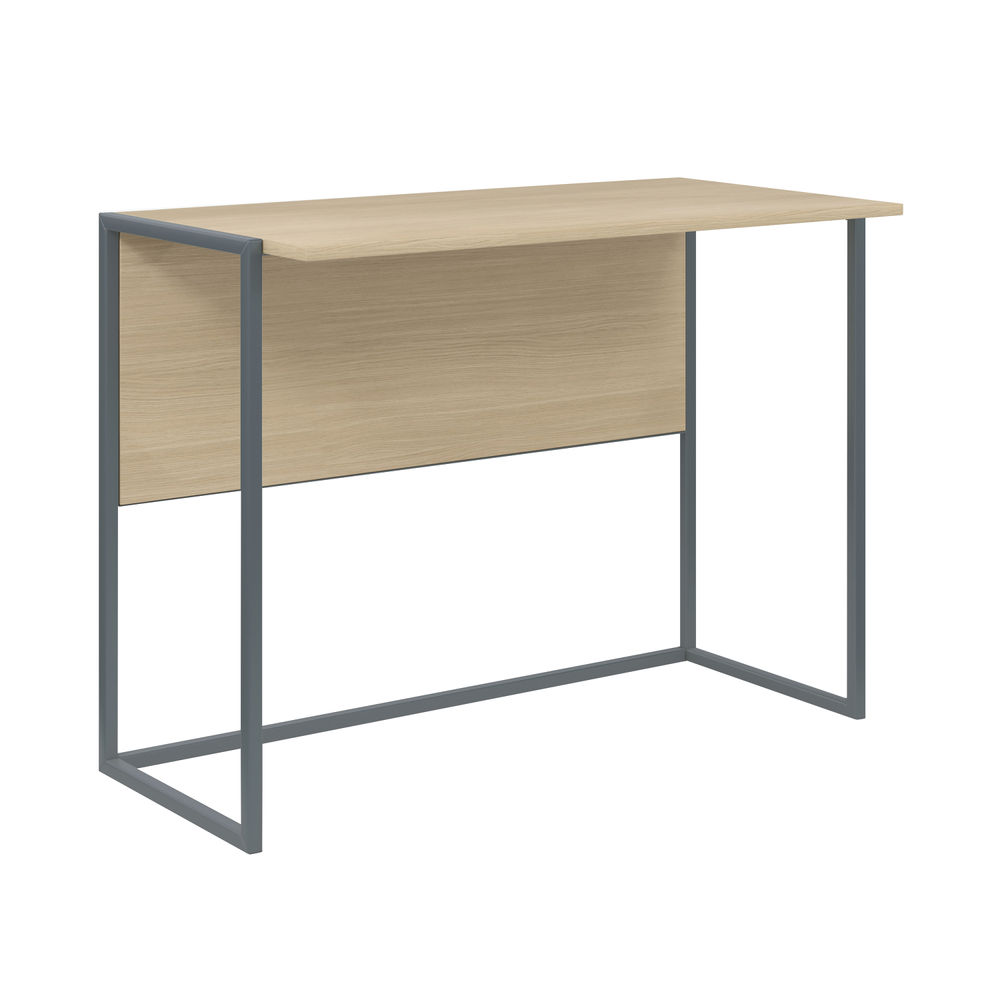 Bisley Outline Desk 1000x500mm Oak/Antharacite Grey