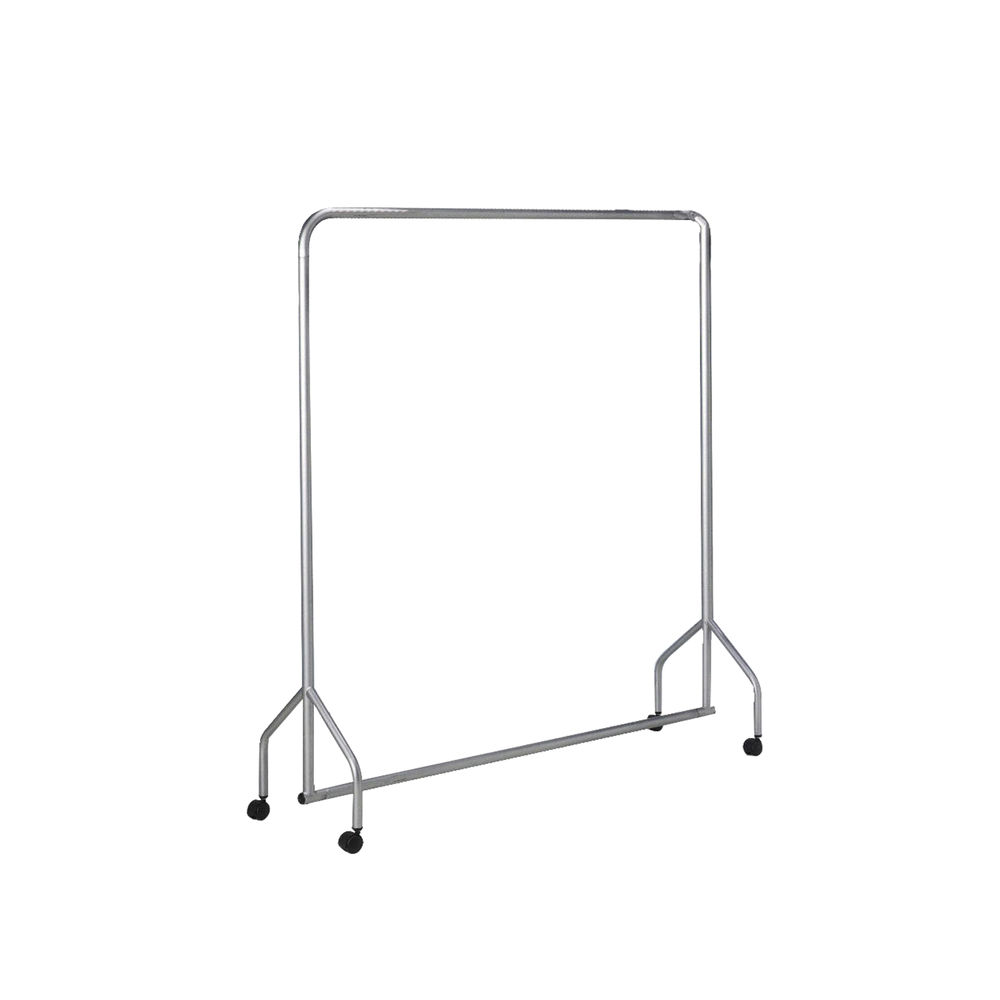 Garment Hanging Rail Silver (L1830 x H1730 x D500mm) 316937