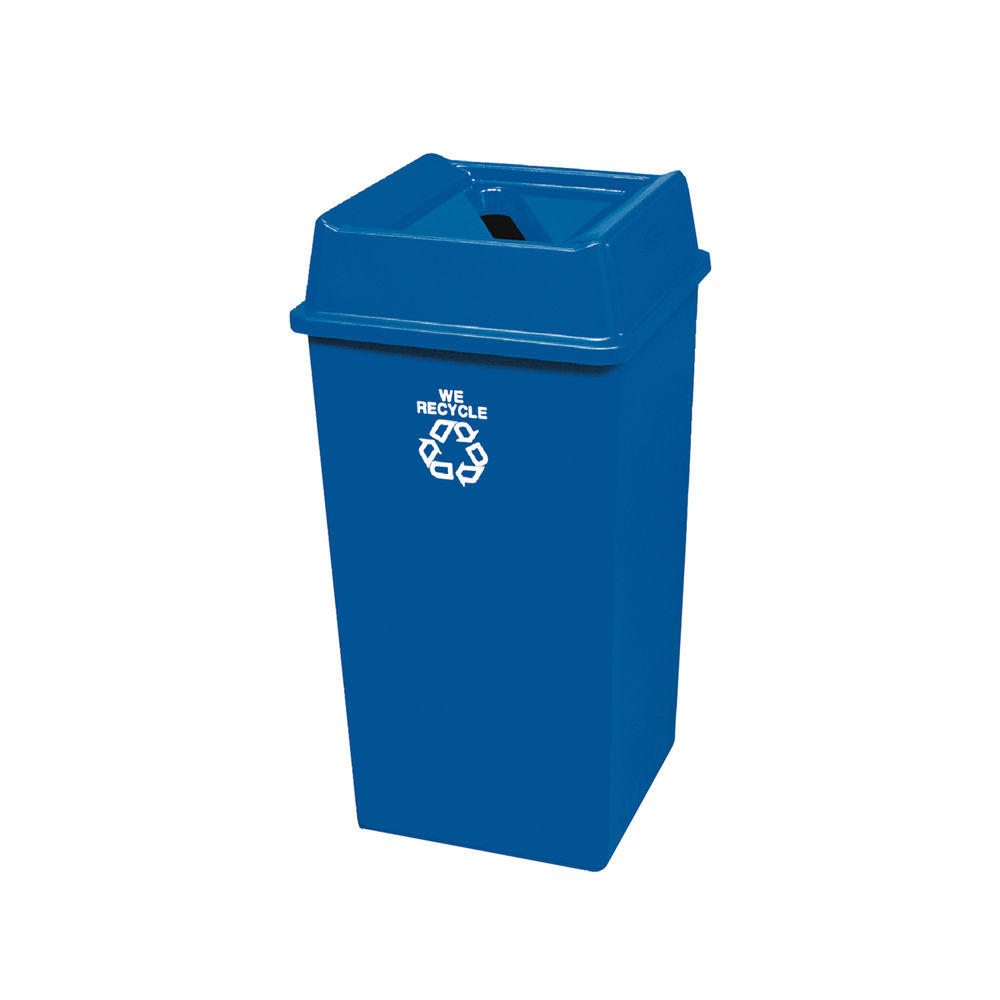 132.5L Blue Paper Recycling Bin Base