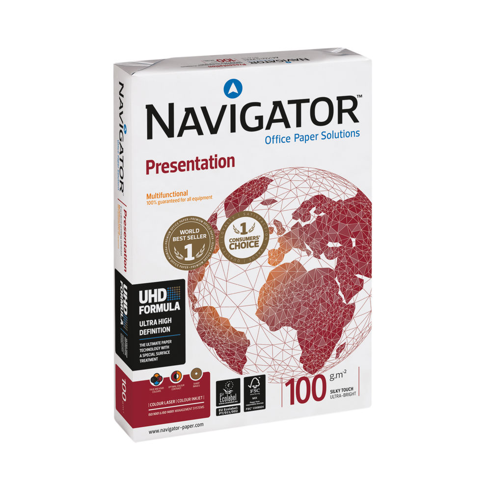 Navigator Presentation White A4 100gsm Paper (Pack of 2500)