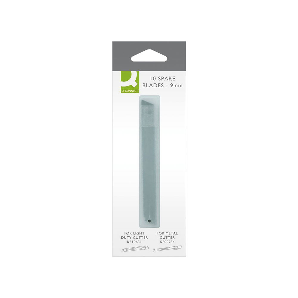Q-Connect Light Duty 9mm Blades (10 Pack) KF14757