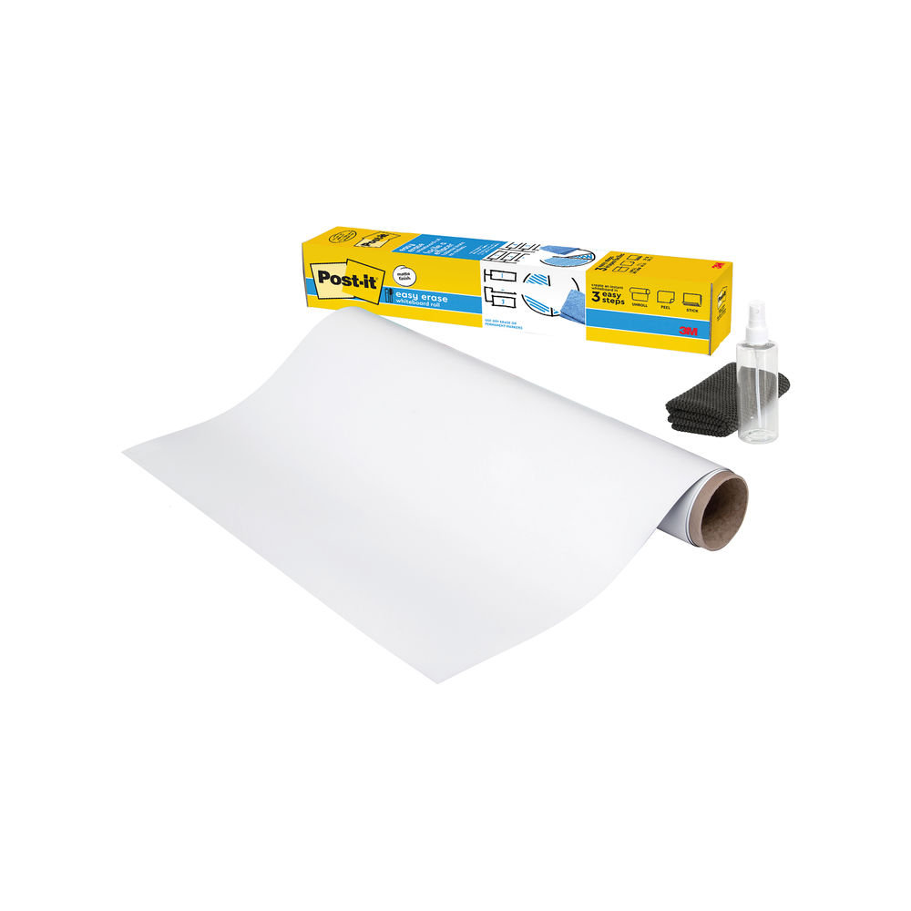 Post-it Easy Erase Whiteboard Roll 1219 x 1829mm (Pack of 6) EE6X4