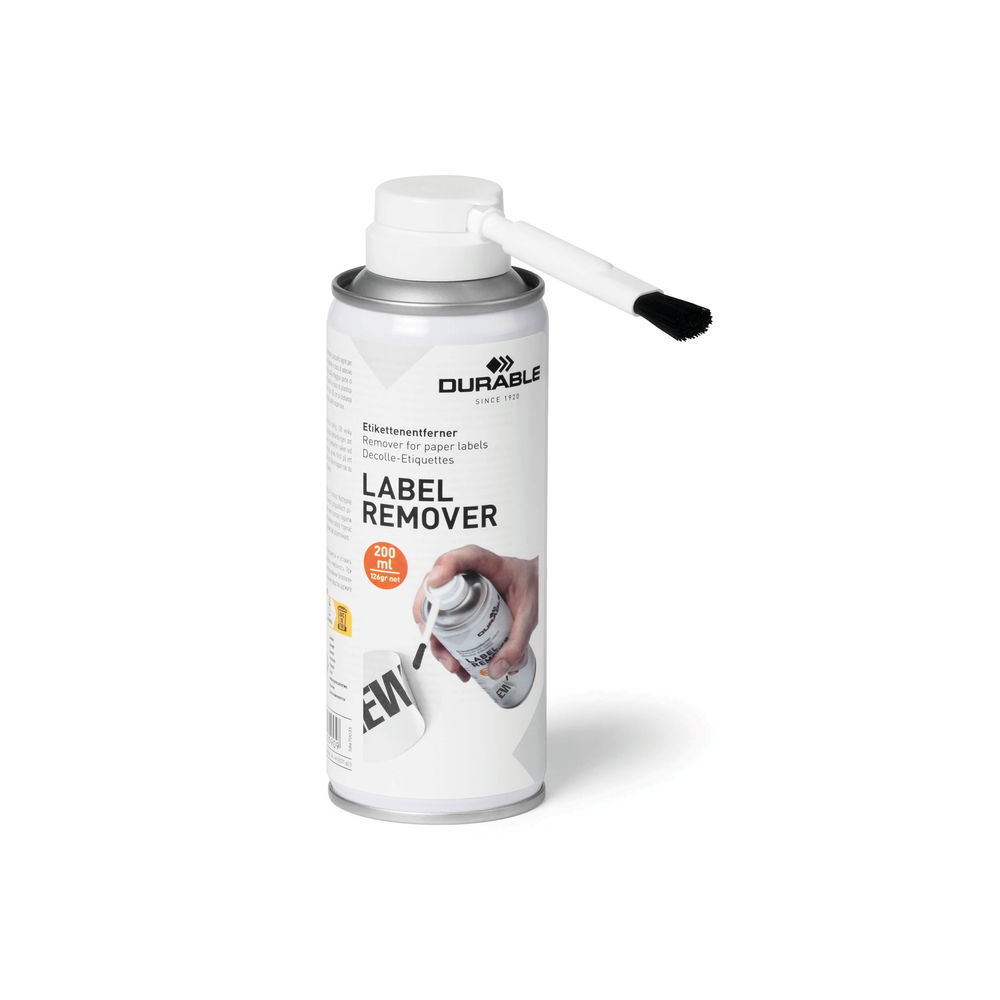 Durable Label Remover For Adhesive Residue, Glue, Tape and Stickers 200ml Can 586700
