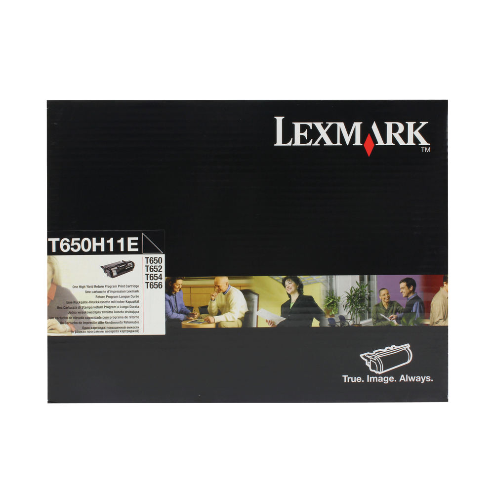 Lexmark Black High Capacity Return Program Toner Cartridge T650H11E