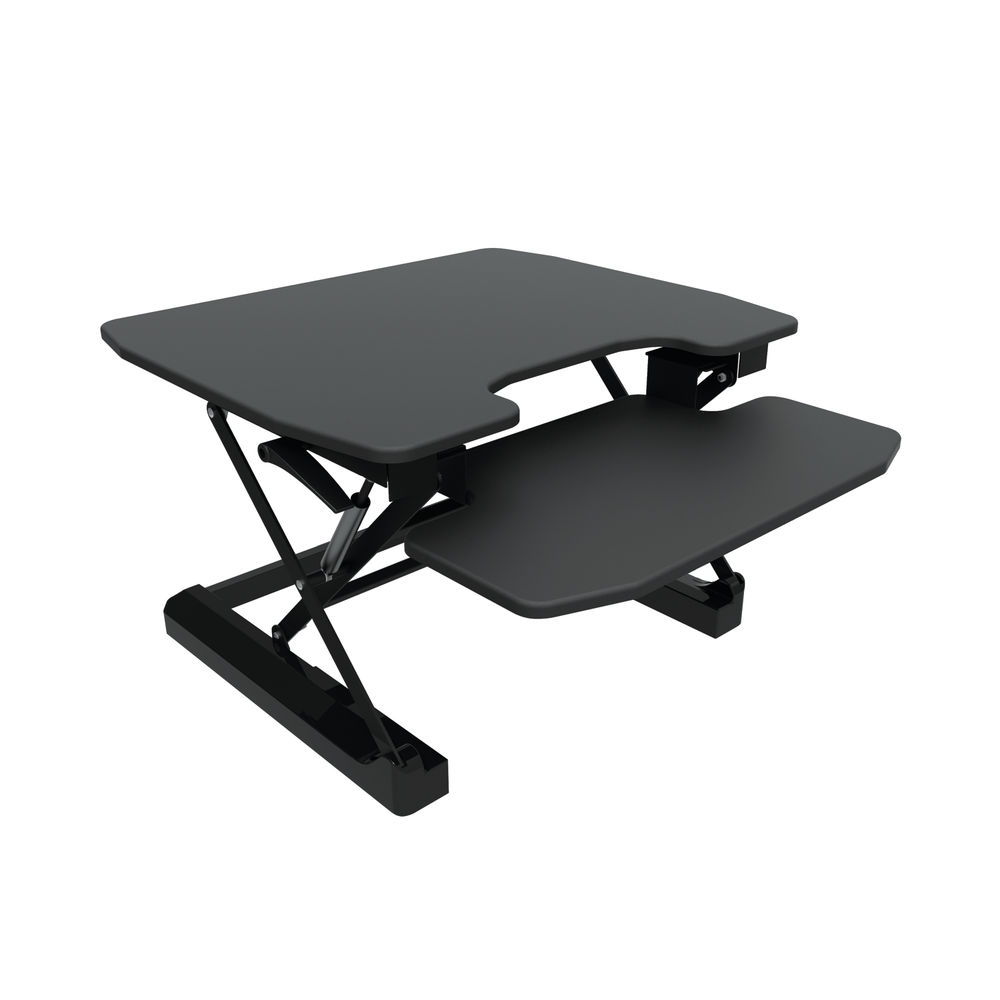 Contour Ergonomics Black Sit Standing Workstation