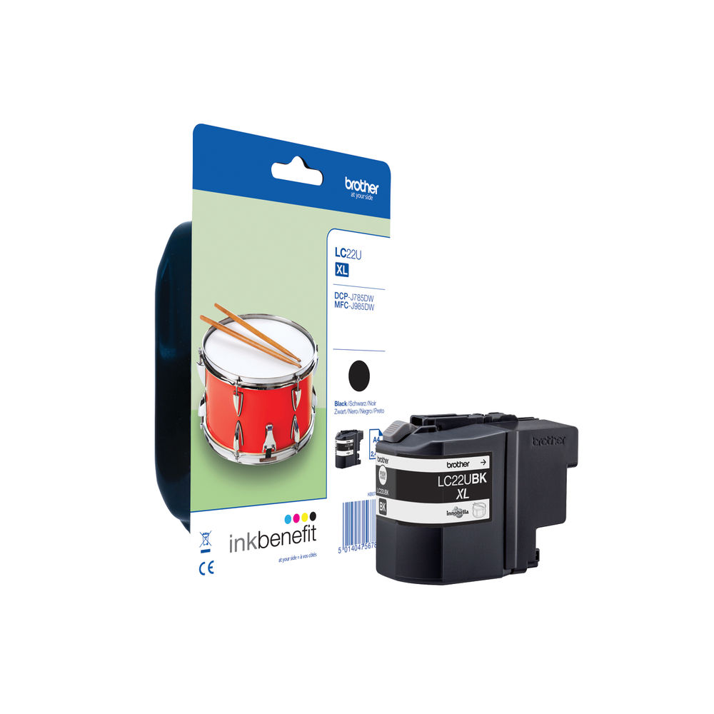 Brother LC22UBK Inkjet Cartridge Black LC22UBK