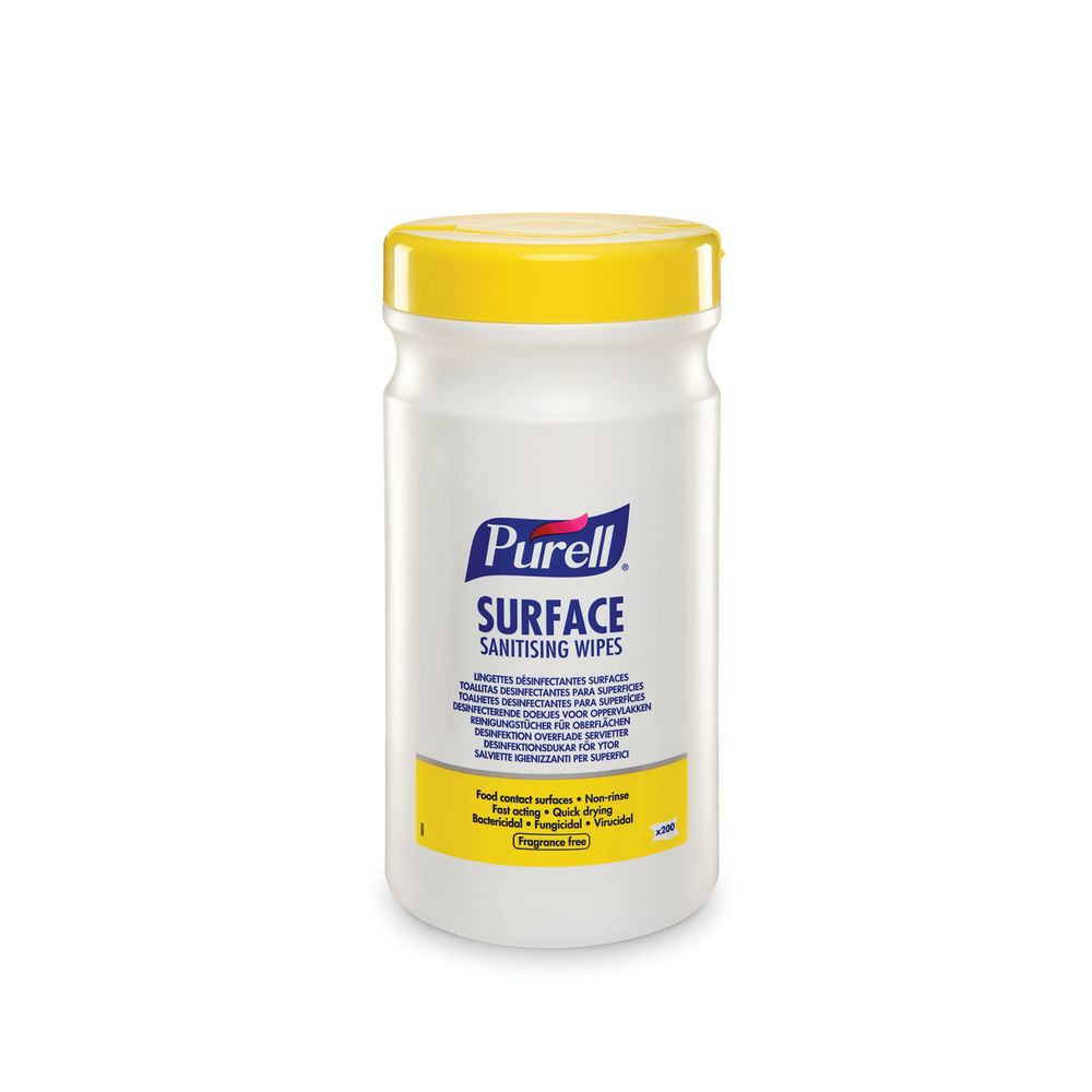 Purell Surface Sanitising Wipes (Pack of 200) 95104-06-EEU