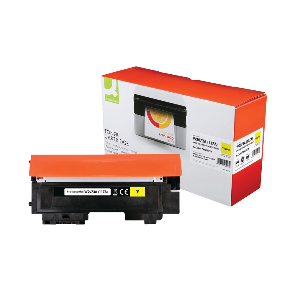 Q-Connect HP W2072A Toner Cartridge Yellow W2072A-COMP