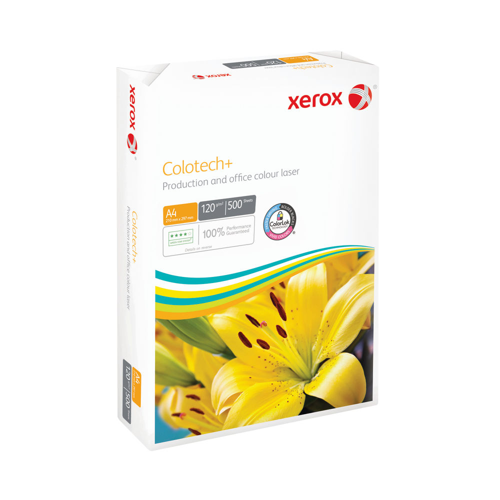 Xerox Colotech+ A4 Paper 120gsm Ream White (Pack of 500) 003R99009