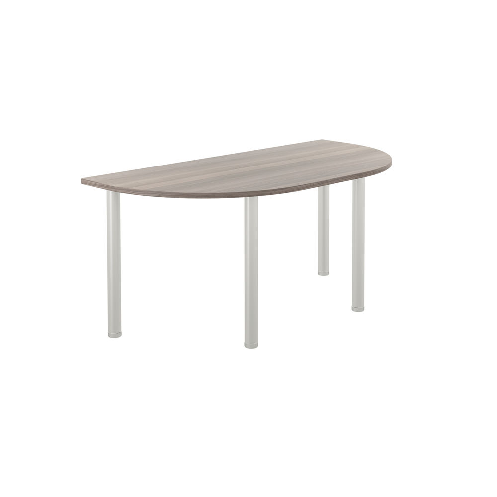 Jemini Semi Circular Multipurpose Table 1600x800x730 Grey Oak KF819912